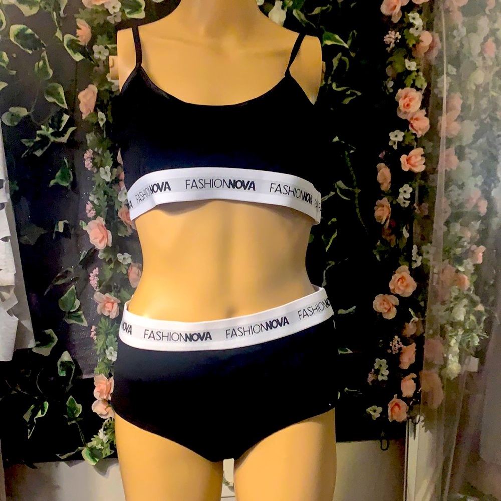 Bralette and panty set